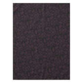 Boho Matisse botanische Formen Muster Schwarz Grau Tischdecke (Vorderseite)