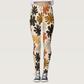 Boho Matisse Flower Pattern  Leggings (Vorderseite)