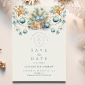 Boho Mattiert Blue Pine Wedding Save The Date