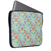 Boho Medallion Laptop-Ärmel Laptopschutzhülle (Vorne Rechts)