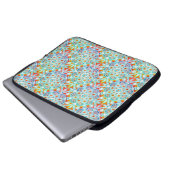 Boho Medallion Laptop-Ärmel Laptopschutzhülle (Vorne Knopf)