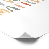 Boho meine Stimme zählt Poster (Ecke)