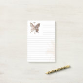 Boho Mental Health Butterfly 3M Post-it® Notizen (Auf Schreibtisch)