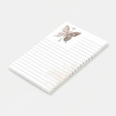 Boho Mental Health Butterfly 3M Post-it® Notizen (angewinkelt)