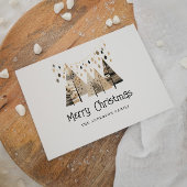 Boho Merry Christmas Dankeskarte