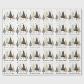 Boho Merry Christmas Geschenkpapier (Flach)