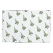 Boho Merry Christmas Watercolor Tree Kissenbezug (Rückseite)