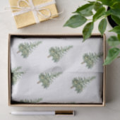 Boho Merry Christmas Watercolor Tree Seidenpapier (Geschenk)