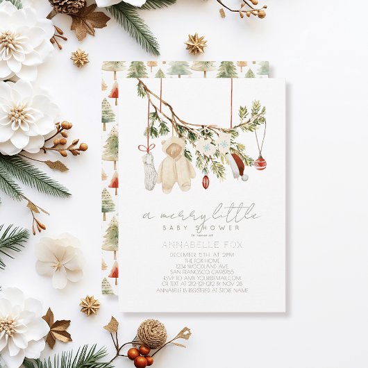 Boho Merry Little Baby Kleidung Wäscherei Baby Dus Einladung