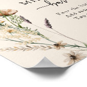 Boho Mimosa Bar Plakat (Ecke)