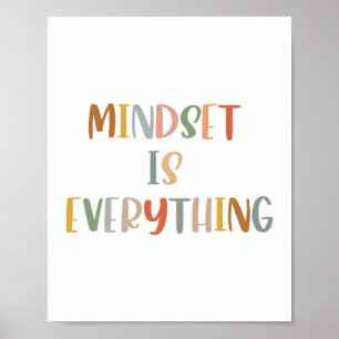 Boho Mindset ist alles Plakat