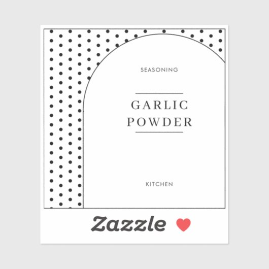 Boho Minimal Kitchen Pantry Jar Labels (Blatt)