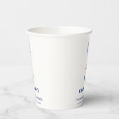 Boho Minimal Nautical Anchor Balloon Babydusche Pappbecher (Links)