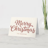 Boho Minimal Script Frohe Weihnachten (Vorderseite)