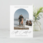 Boho Minimal Snapshot Fotos Fotografische Geschenk (Stehend Vorderseite)