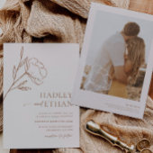 Boho Minimal Wedding Einladung Botanical HADLEY