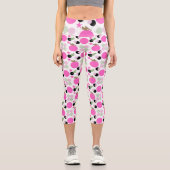 Boho minimalist Ephemera Capri Leggings (Vorderseite)