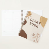 Boho-Minimalist Erdtöne & Botanische Line-Art Planer (Anzeige)