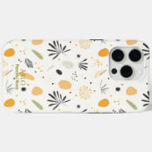 Boho Minimalist Nature Pattern - Abstract Pastel Case-Mate iPhone Hülle (Rückseite (Horizontal))