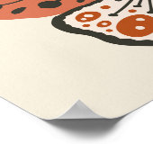 Boho-Minimalist-Poster in neutralen Farben Poster (Ecke)