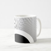 Boho Minimalist Sun Kaffeetasse (VorderseiteRechts)
