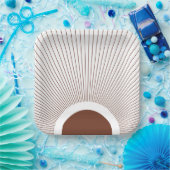 Boho Minimalist Sun Pappteller (Party)