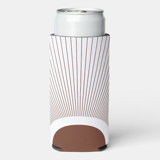 Boho Minimalist Sun Selters Dosenkühler (Seltzer Rückseite)