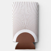 Boho Minimalist Sun Selters Dosenkühler (Rückseite)