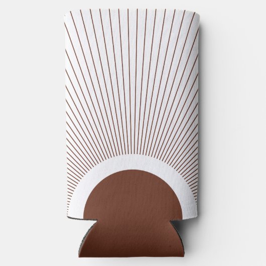 Boho Minimalist Sun Selters Dosenkühler (Rückseite)