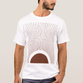 Boho Minimalist Sun T-Shirt (Vorderseite)