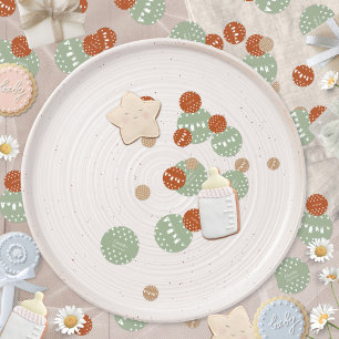 Boho-Minimalist-Wäscheleine-Baby-Shower Konfetti