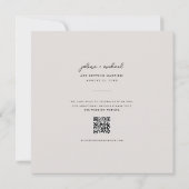 Boho Minimalistisch Ankündigung Datum freihalten (Rückseite)