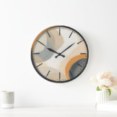 Boho Minimalistisch Designer Wall Clock Große Wanduhr (Zuhause)