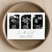 Boho Minimalistisch Foto Save the Date Einladung