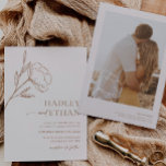 Boho Minimalistisch Hochzeit Einladung botanisch-f<br><div class="desc">Die Hadley Suite | Eine minimalistische Boho Blütenhochzeit in neutralen Erdfarben. Dieses moderne boho Design kommt mit allen passenden Gegenständen,  die für Ihren großen Tag benötigt werden.</div>