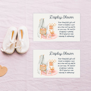 Boho Minimalistisch Kinderzimmer Girl Display Show Begleitkarte