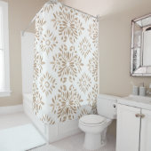 Boho Minimalistisch Mandala Duschvorhang (Beispiel)