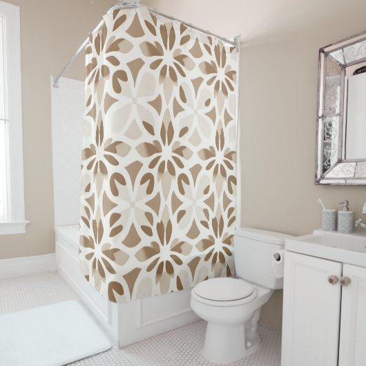 Boho Minimalistisch Mandala Duschvorhang (Beispiel)