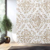 Boho Minimalistisch Mandala Duschvorhang