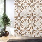 Boho Minimalistisch Mandala Duschvorhang