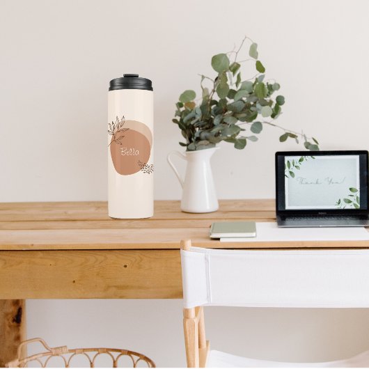 Boho minimalistisch | PERSONALISIERT Thermosbecher