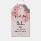 Boho Minimalistisch Script | Begrüßung Geschenkanhänger (Vorderseite)