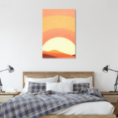 BOHO MINIMALISTISCH SUNSET LEINWANDDRUCK (Insitu (Schlafzimmer))