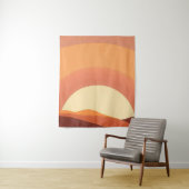 BOHO MINIMALISTISCH SUNSET WANDTEPPICH (Beispiel)