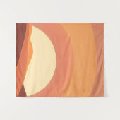 BOHO MINIMALISTISCH SUNSET WANDTEPPICH (Vorderseite (Horizontal))