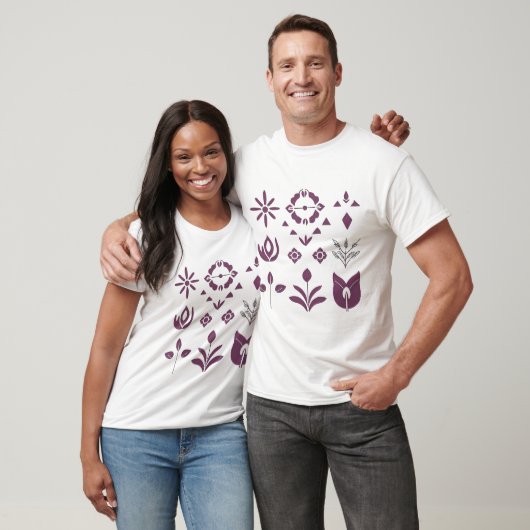 Boho Minimalistisch T - Shirt - Moderne Kunst (Unisex)