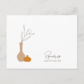 Boho Minimalistisch Vases | Liegeanforderung + Wah Postkarte (Vorderseite)