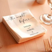 Boho Minimalistisch Wedding Cocktail Paper Napkin Serviette
