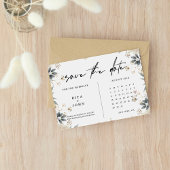 Boho Minimalistisch Wedding speichert die Datumska Save The Date