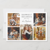 Boho Minimalistisch Weihnachten 5 Foto Collage (Vorderseite)